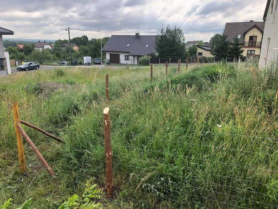 Ogrodzenie Tymczasowe Siatka Leśna Słupki Sosnowe montaż