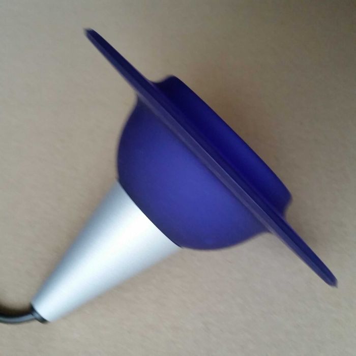 Светильник НЛО плафон синий