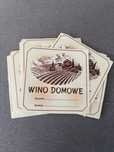 Naklejki etykietki Wino domowe