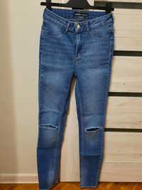 Spodnie jeans Cropp r. XS