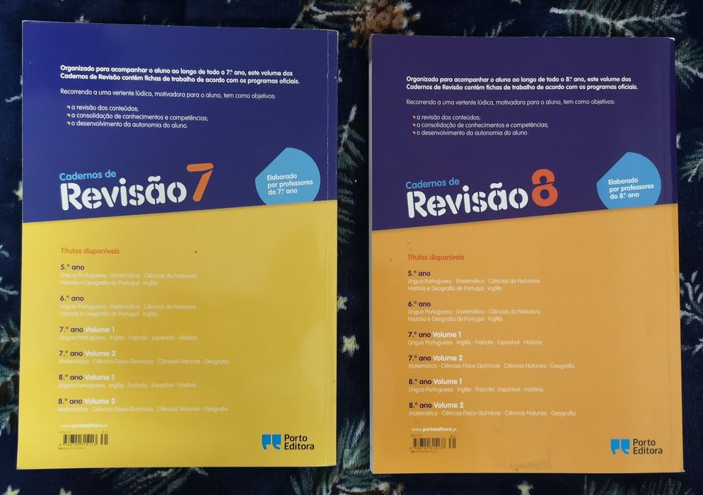 Revisão 7° ano e 8° ano