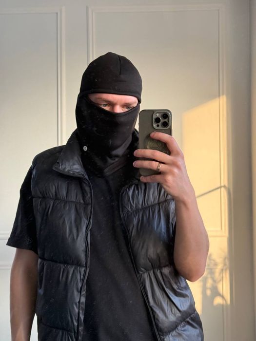 Балаклава чоловіча чорна шапка