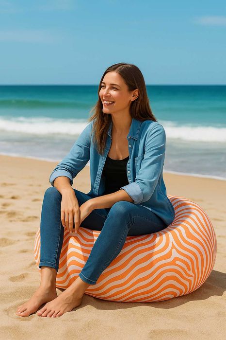 sofá insuflável até 150 kg