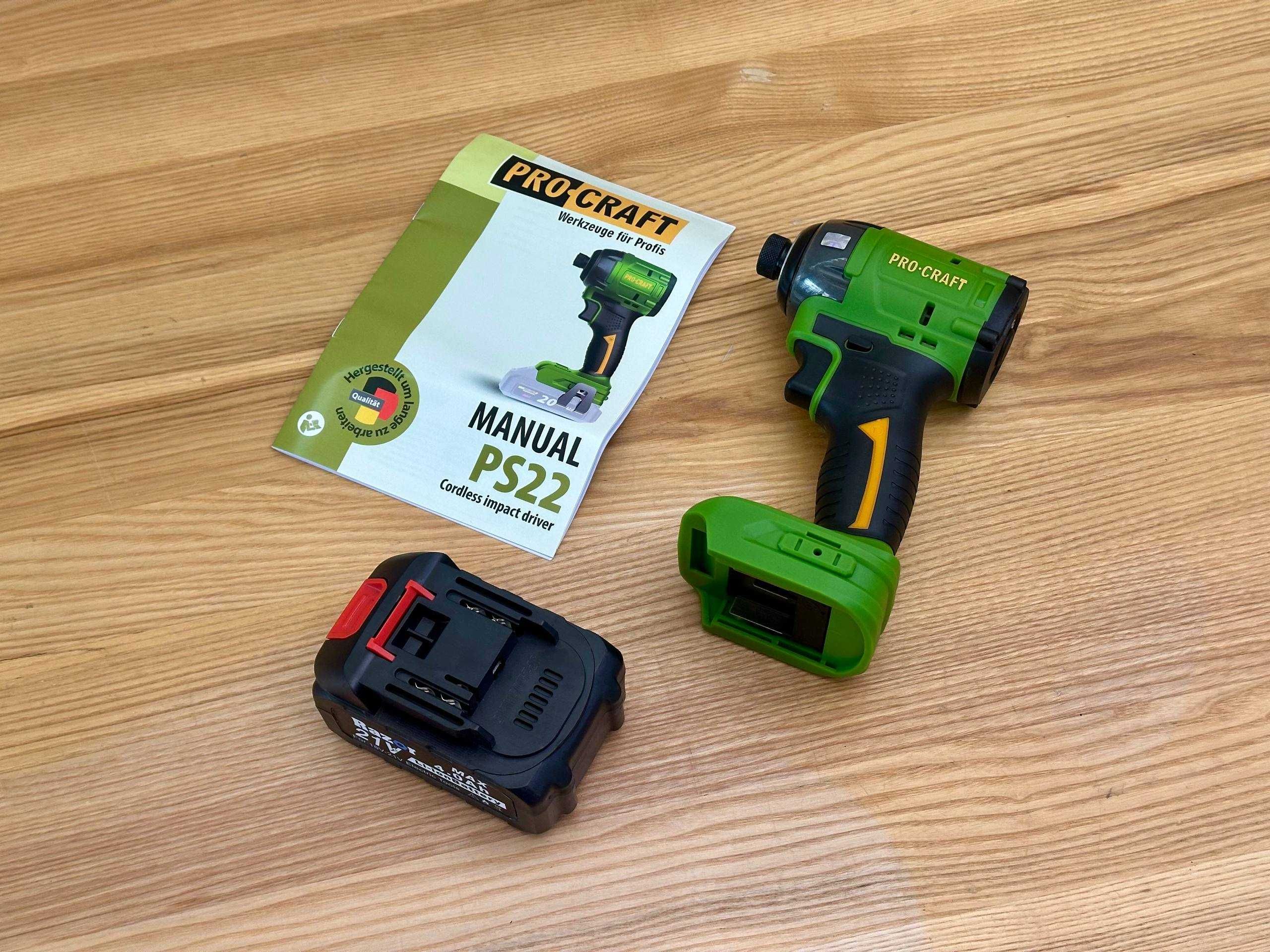 Імпакт Procraft PS22 + АКБ Razor 4.0Ah