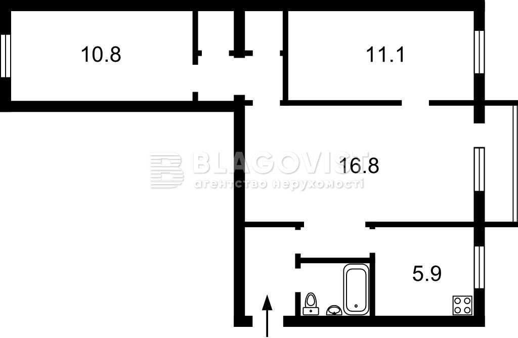 Продаж 3к квартири  Київ  Вереснева 14/39