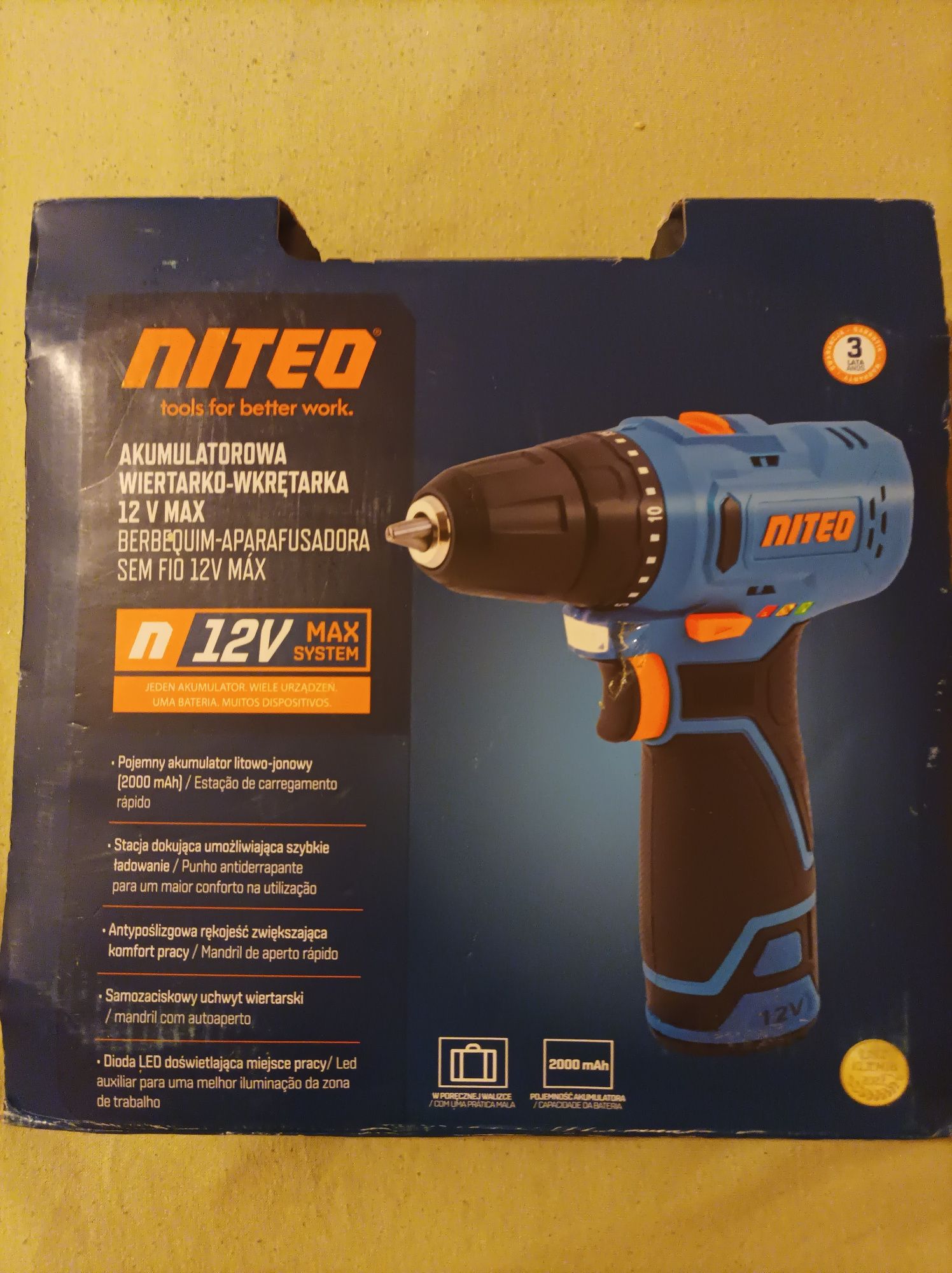 wiertarko - wkrętarka 12v max