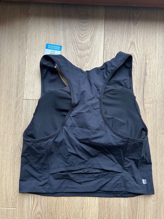 Top biustonosz sportowy M nowy czarny