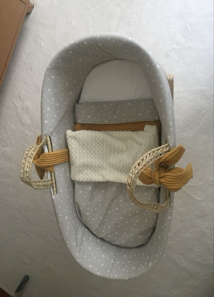 Berco cesta com suporte para recém nascido