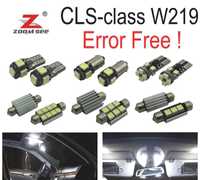 KIT COMPLETO DE 23 LÂMPADAS LED INTERIOR PARA MERCEDES CLS W219 C219 CLS500 CLS550 CLS55 AMG CLS63