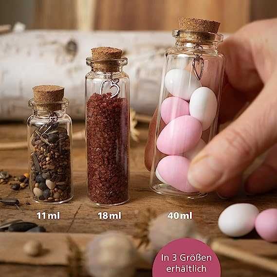 Nowe próbówki / WeddingTree / korek / 30szt / 18 ml / butelka !731!