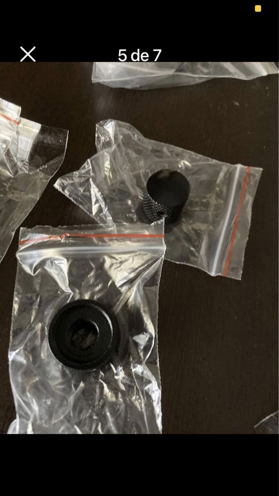 Vendo pots pretos e cromados para guitarra/ baixo