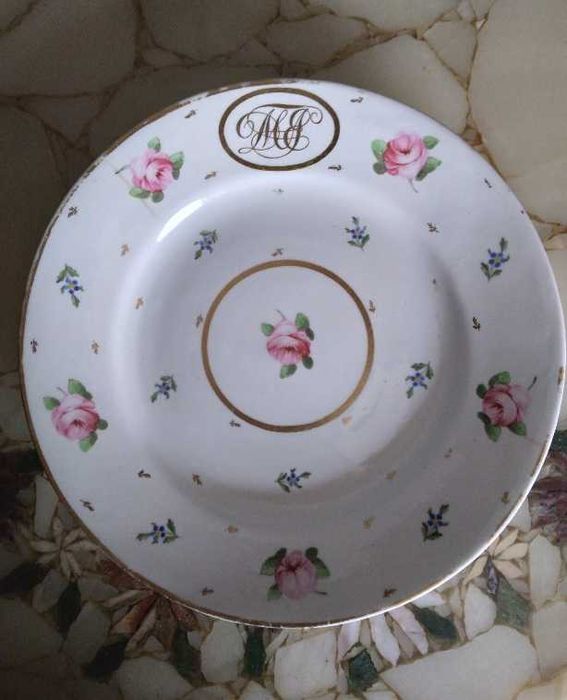 Prato Decorativo Século XIX Marca Stenvenson and Hancock