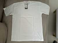 T-shirt męski biały koszulka 100% bawełna XL nowy