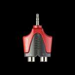 Redukcja przejściówka 1 x3.5mm stereo do 2x RCA żeńska Roxtone RPAN350