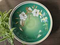 Misa patera porcelana Wallendorf złocenia reliefy