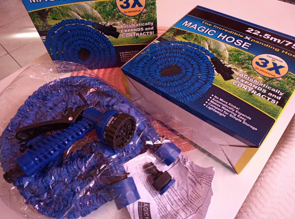 Mangueria extensivel Magic Hose 15m. Mangueira