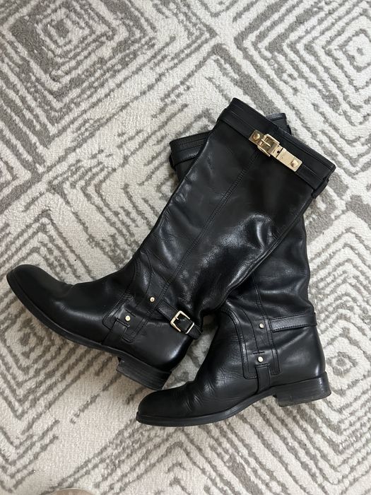 Продам шкіряні сапоги труби 37 р гарної якості шкіра