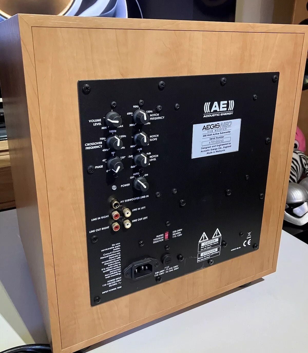 audiofilski subwoofer Acoustic Energy AEGIS NEO Sub