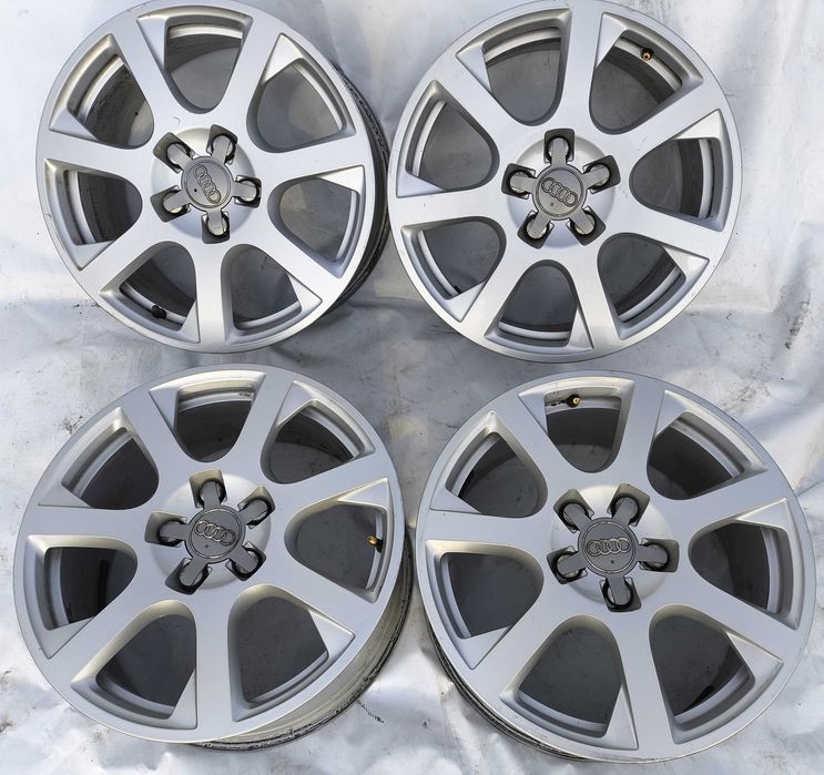 4x Alufelgi org. Audi 17'' 5X112 Audi Q5 A4 Zadbane