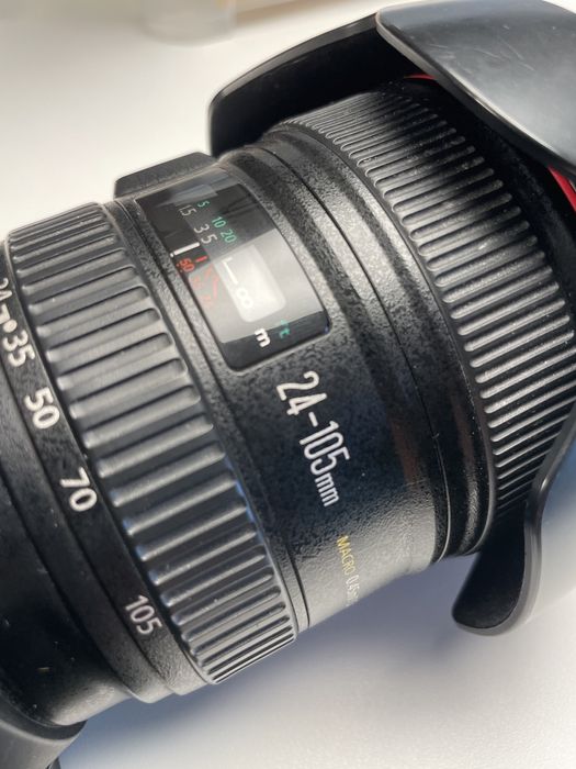 Canon 5D mark III e lente 24-105 mm