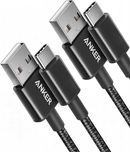 2x Cabo Anker USB-C para USB-A (novo)