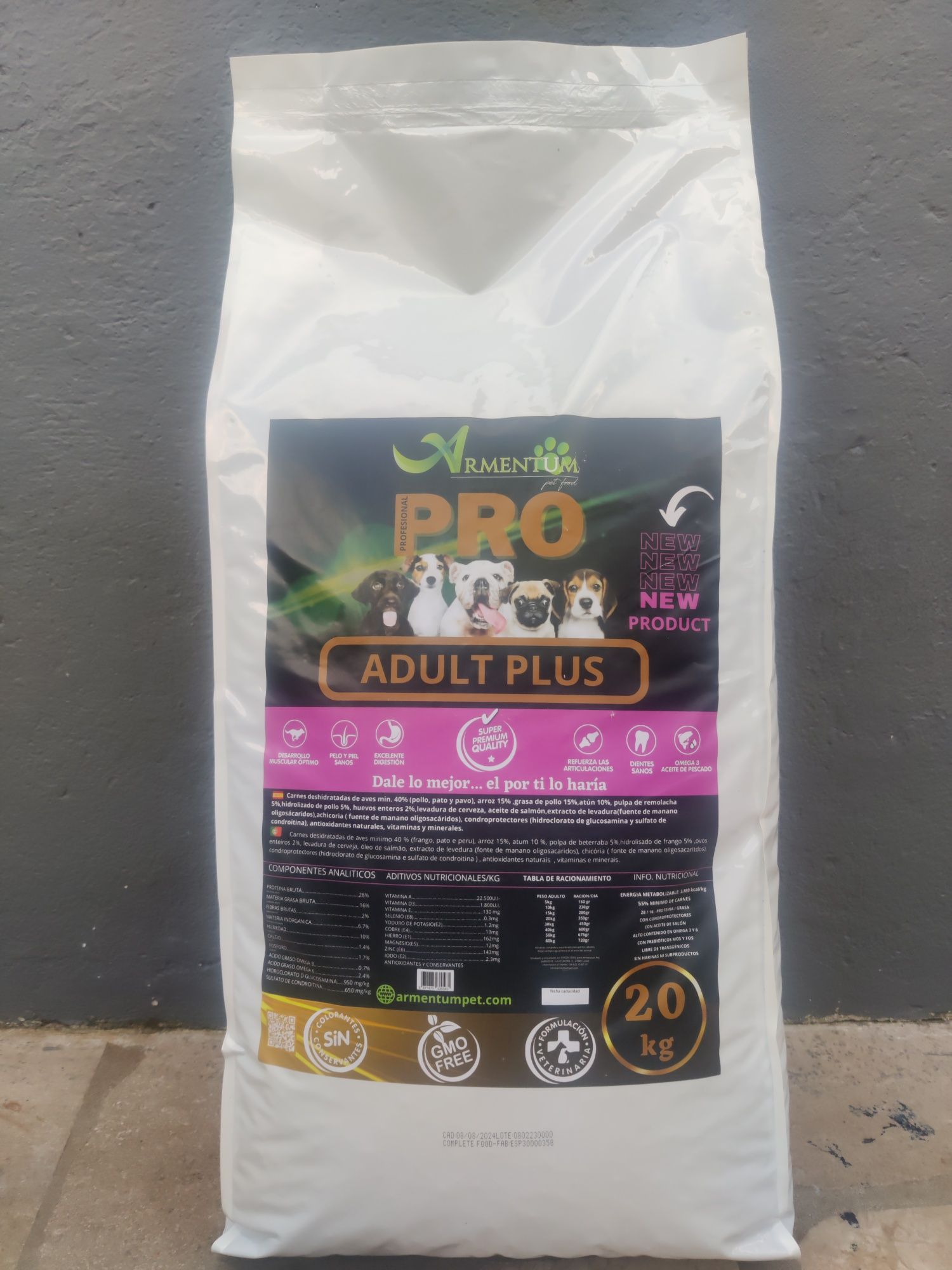 Ração "Adult Plus" SUPER PREMIUM || 20kg