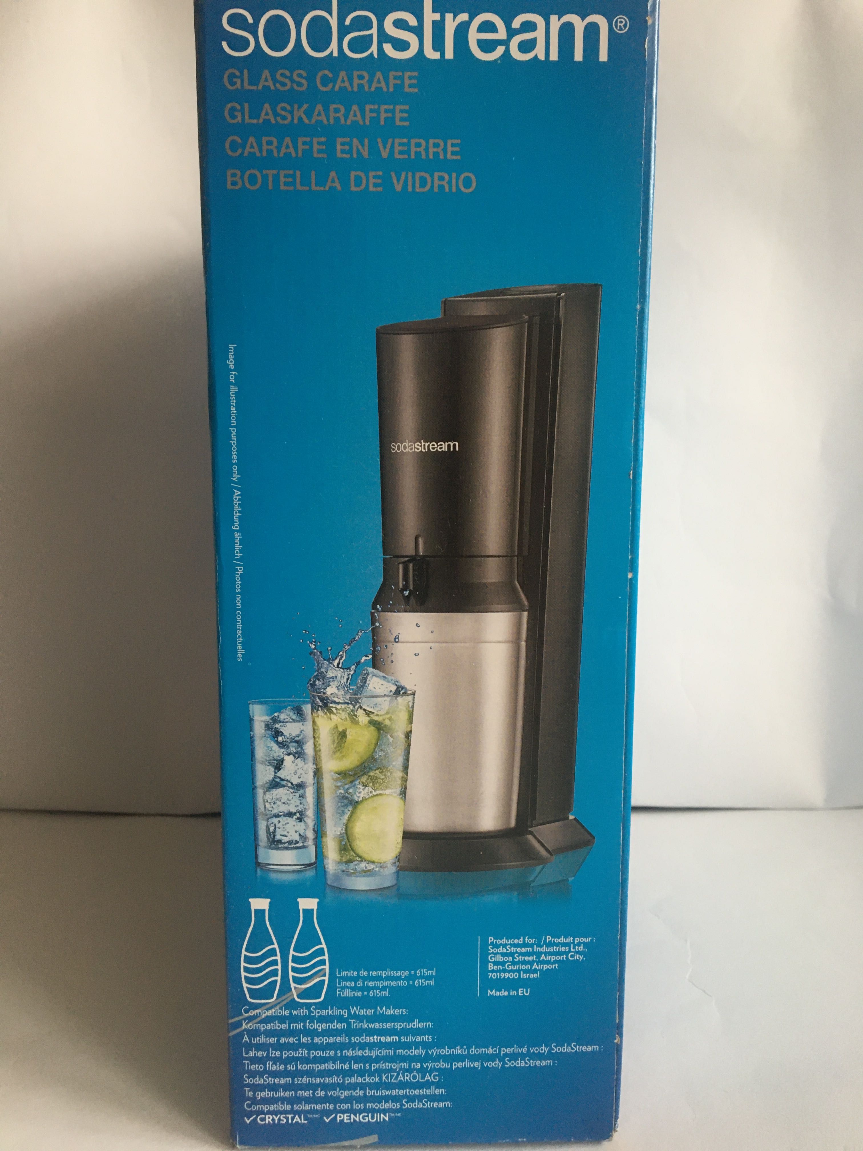 Saturator ekspres SodaStream Crystal nabój karafki 3 sztuki