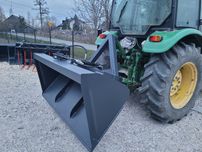 Łyżka/ łycha na tył ciągnika z KIPREM HYDRAULICZNYM Szufla 1.4 do 2.0m