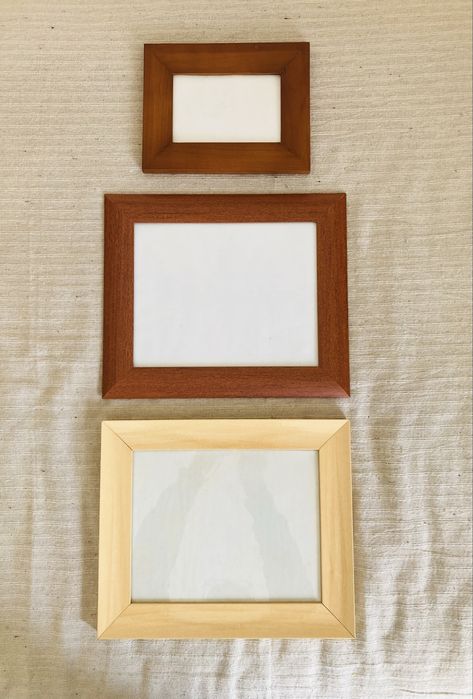 3 Molduras Madeira(3 por 6€)