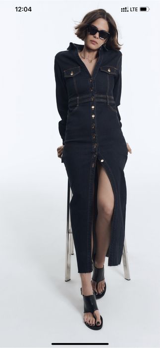 Платье джинсовое ZARA