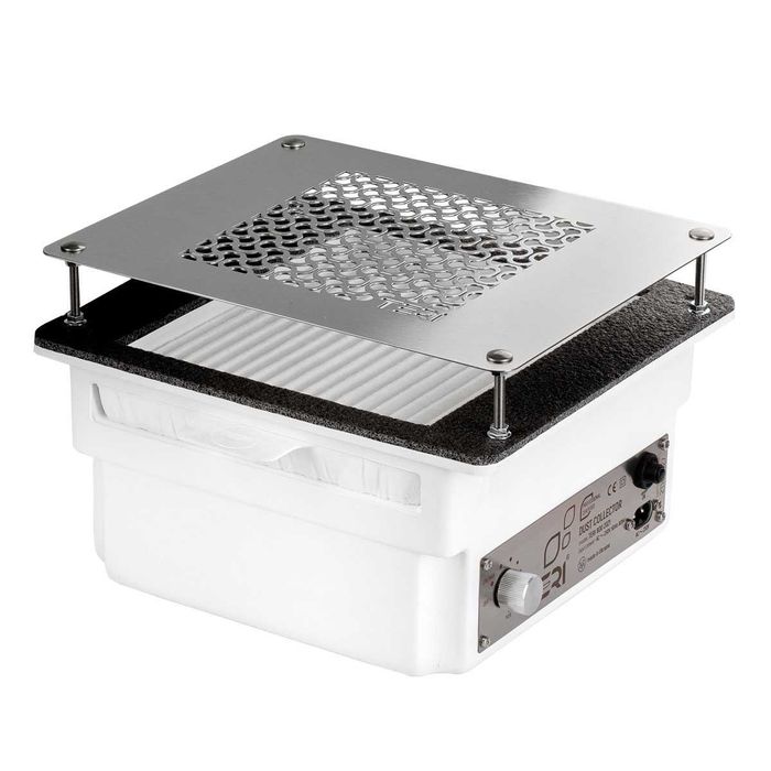 Встраиваемая маникюрная вытяжка Teri 800 белая, 3 цвета решетки