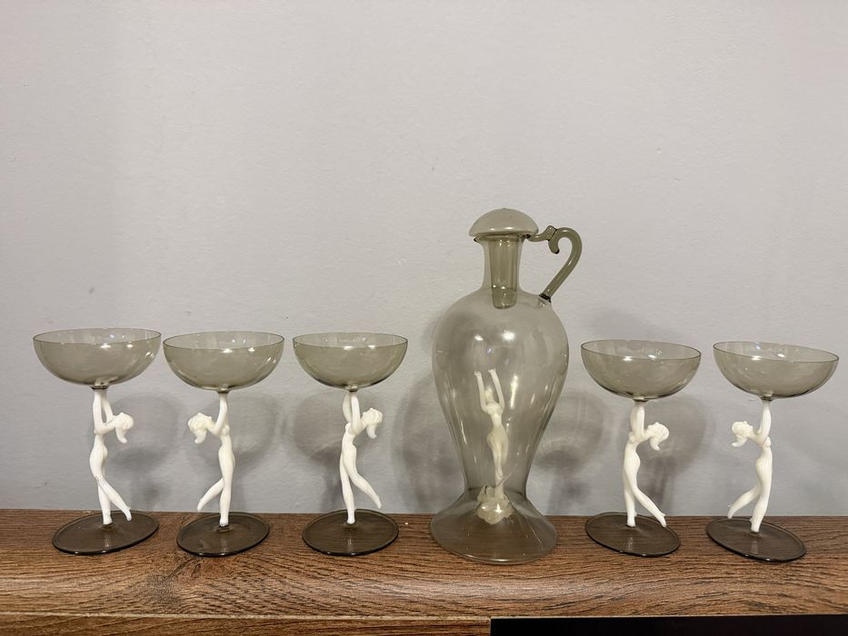 лікерний набір Bimini Lauscha в стилі ар-деко