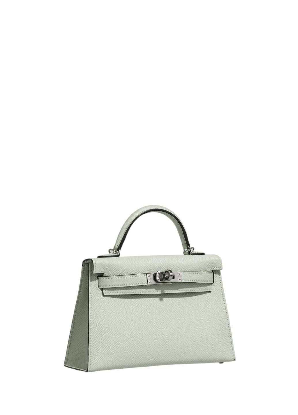 Сумка Mini Kelly 20 Epsom Bag Vert Fizz