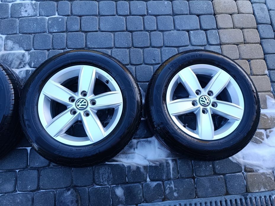Całe koła alufelgi VW golf  5 6 5x112 oryginalne stan BDB