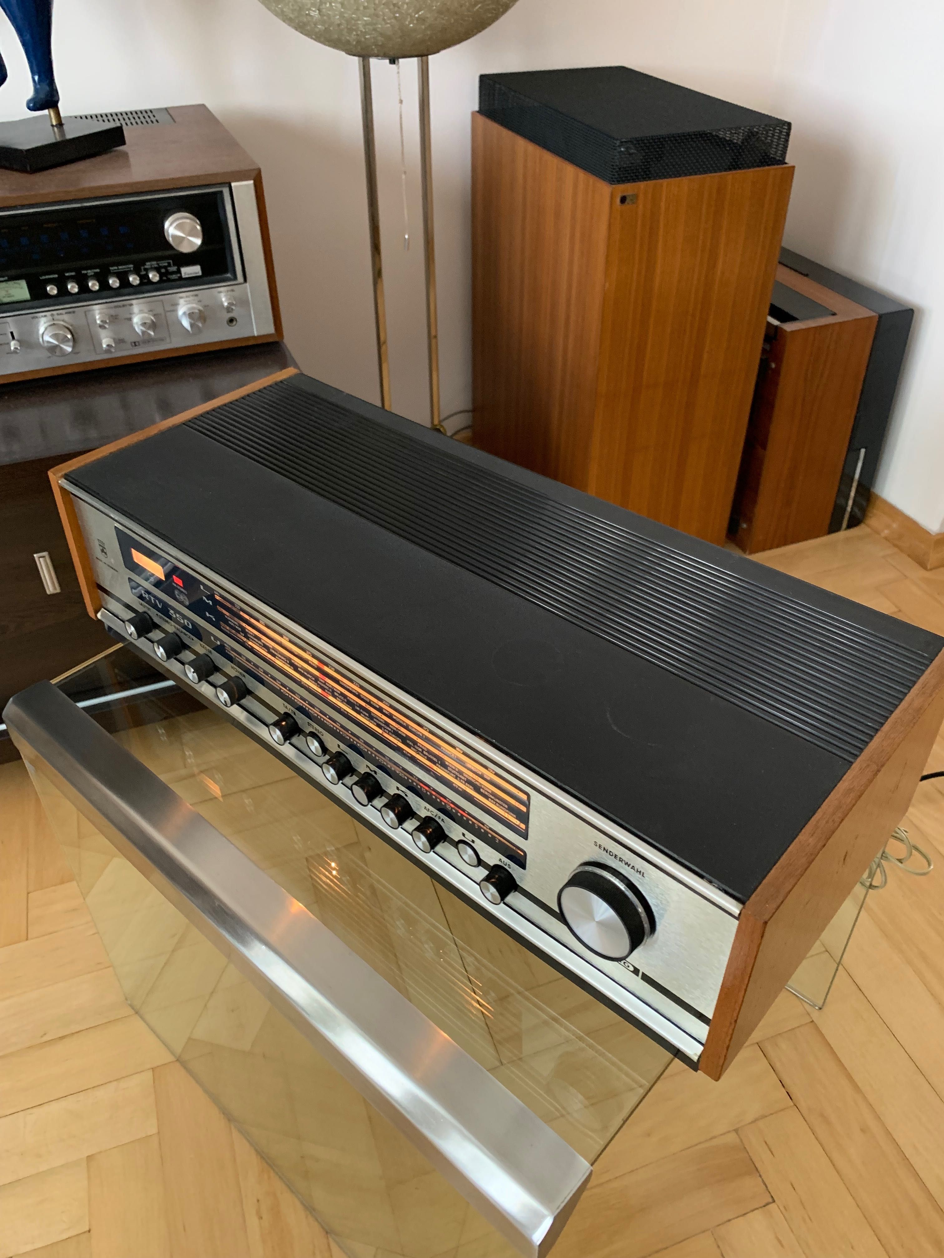 Kolekcjonerski amplituner GRUNDIG RTV 350 Vintage 60’s