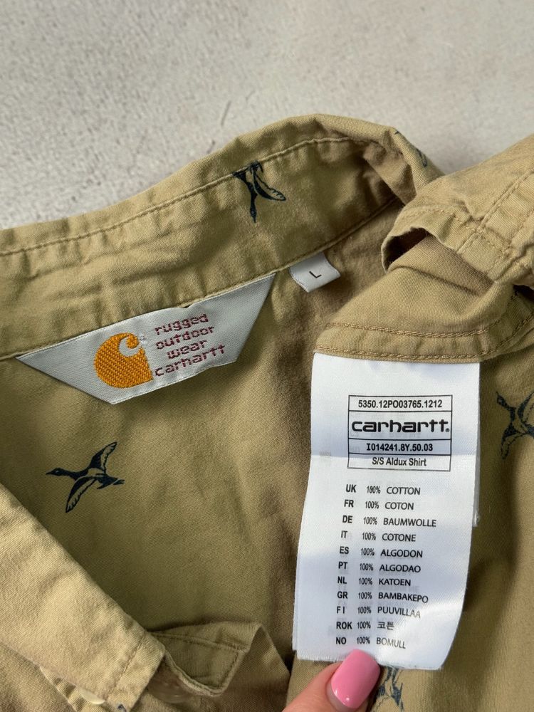 Теніска сорочка з коротким рукавом Carhartt duck оригінал чоловіча