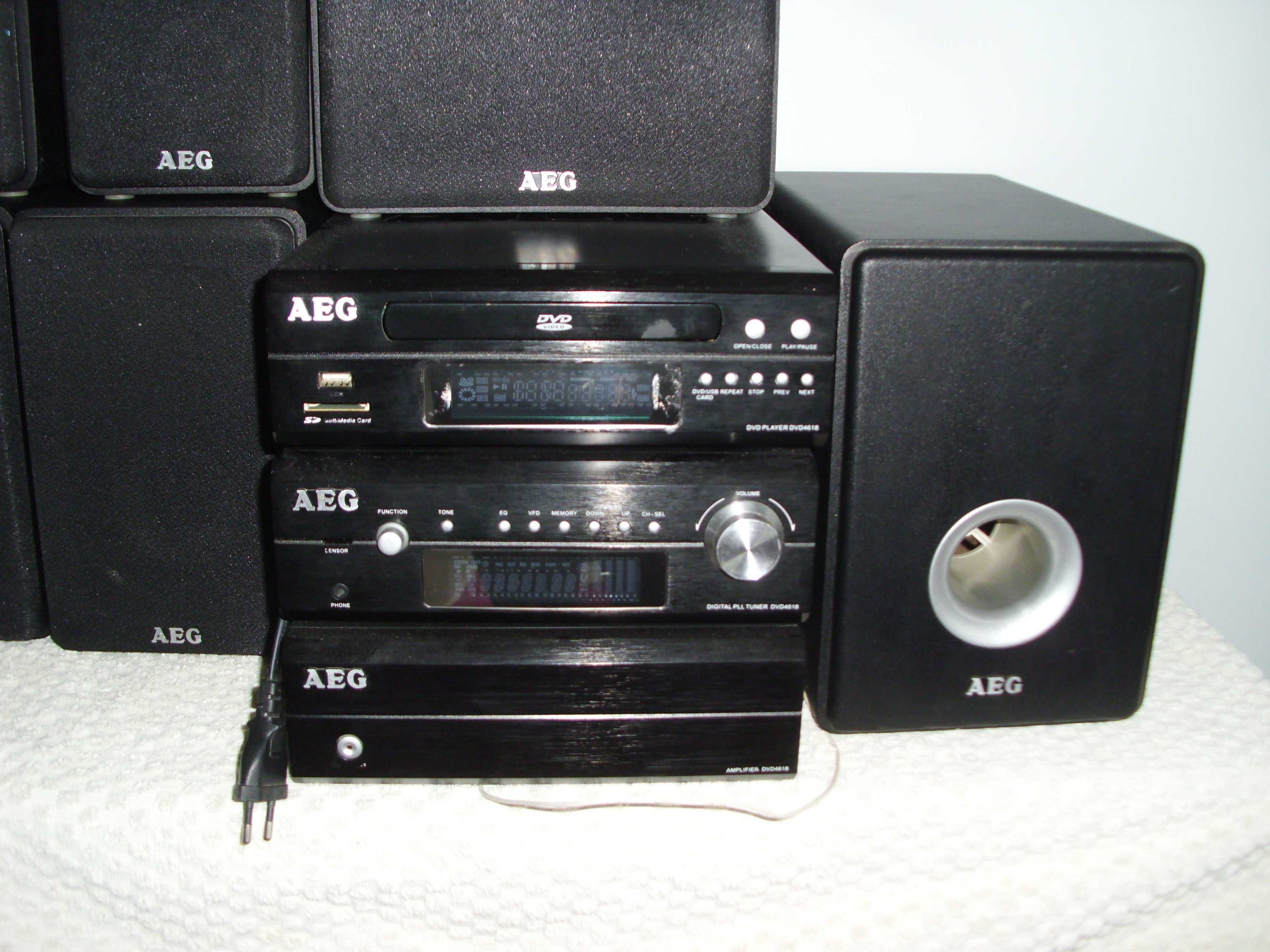 Zestaw kina domowego / głośniki / AEG DVD 4618 HC