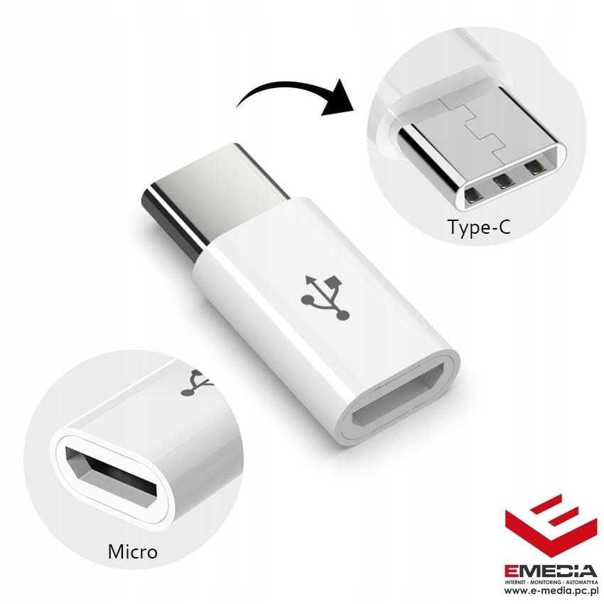 Adapter Przejściówka Micro USB do USB Typ C