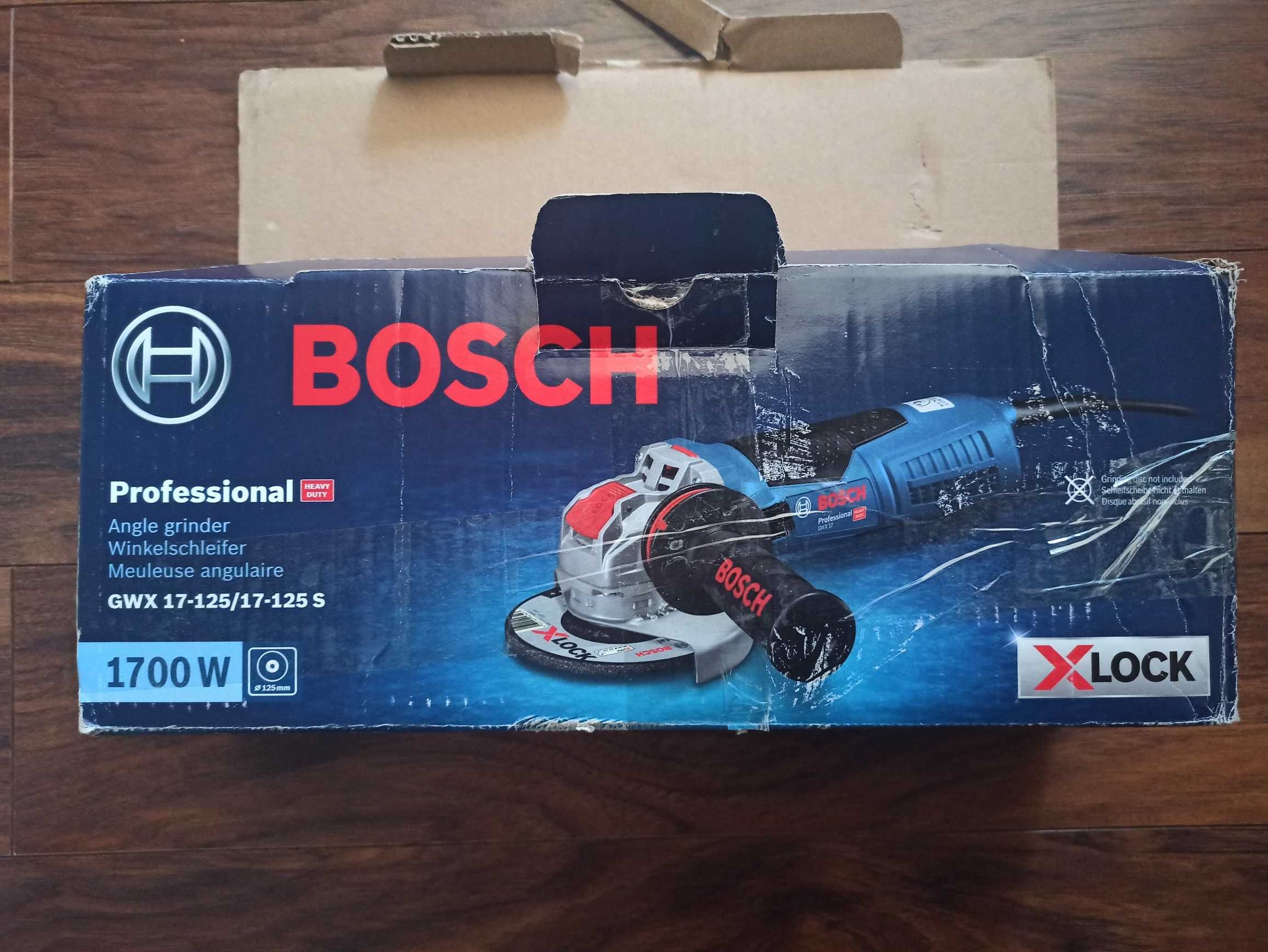 Bosch GWX 17-125 S Szlifierka kątowa X-Lock 1700W 125mm - FAKTURA