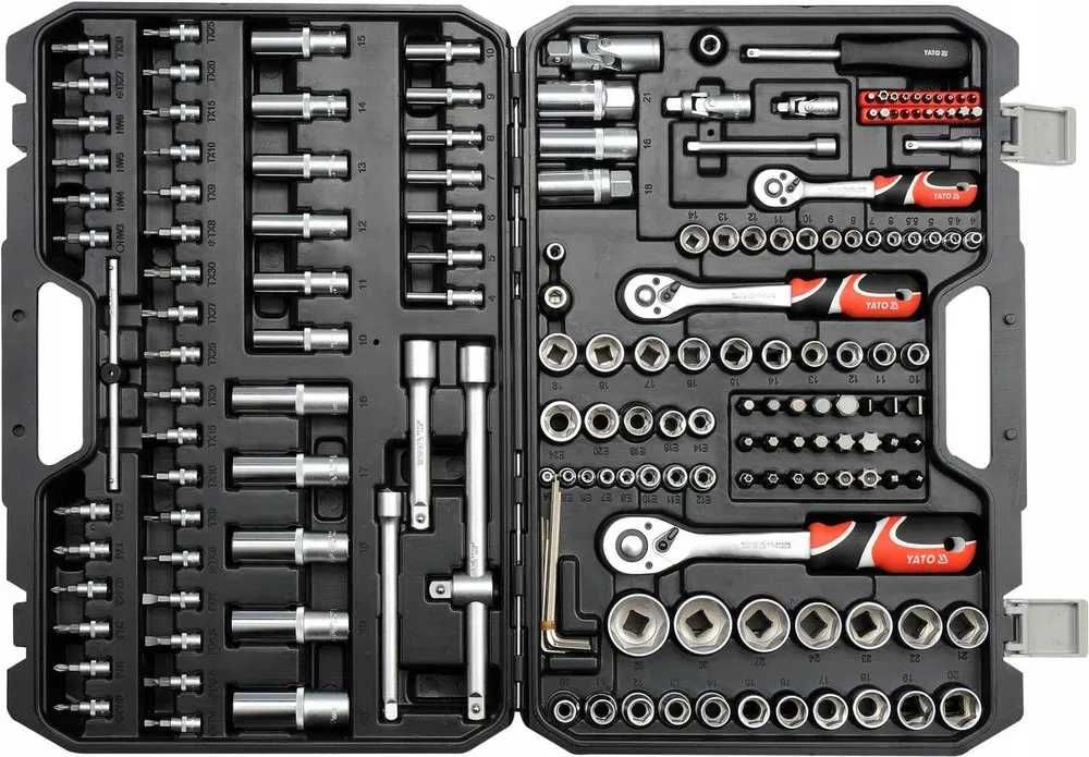 Набор инструментов YATO YT-38931 173 ел с трещоткой YATO