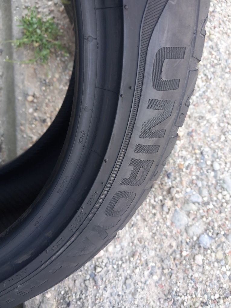 2x Opony Używane Letnie 215/45R17 Uniroyal