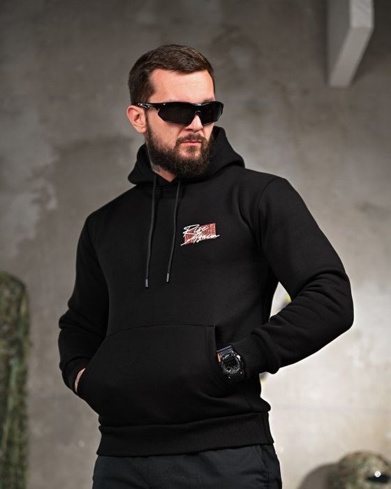 Худі на флісі GENESIS Rise black