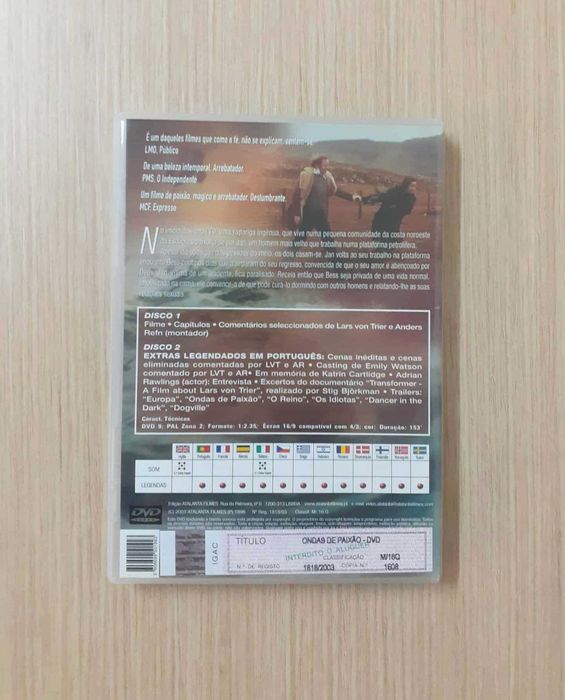 Ondas de Paixão (1996) - DVD