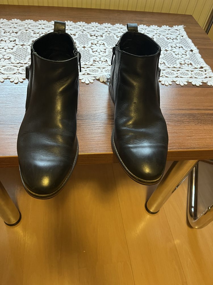 Buty bikery czarne