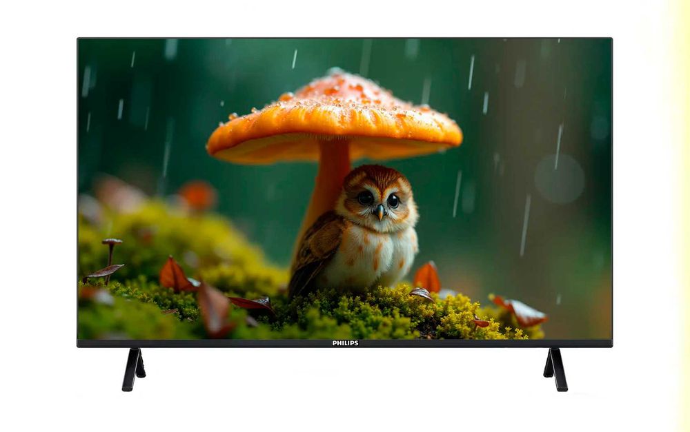 Безрамочные ГОЛОСОВЫЕ телевизоры Philips 4K SmartTV 45' Корея Т2 WiFi