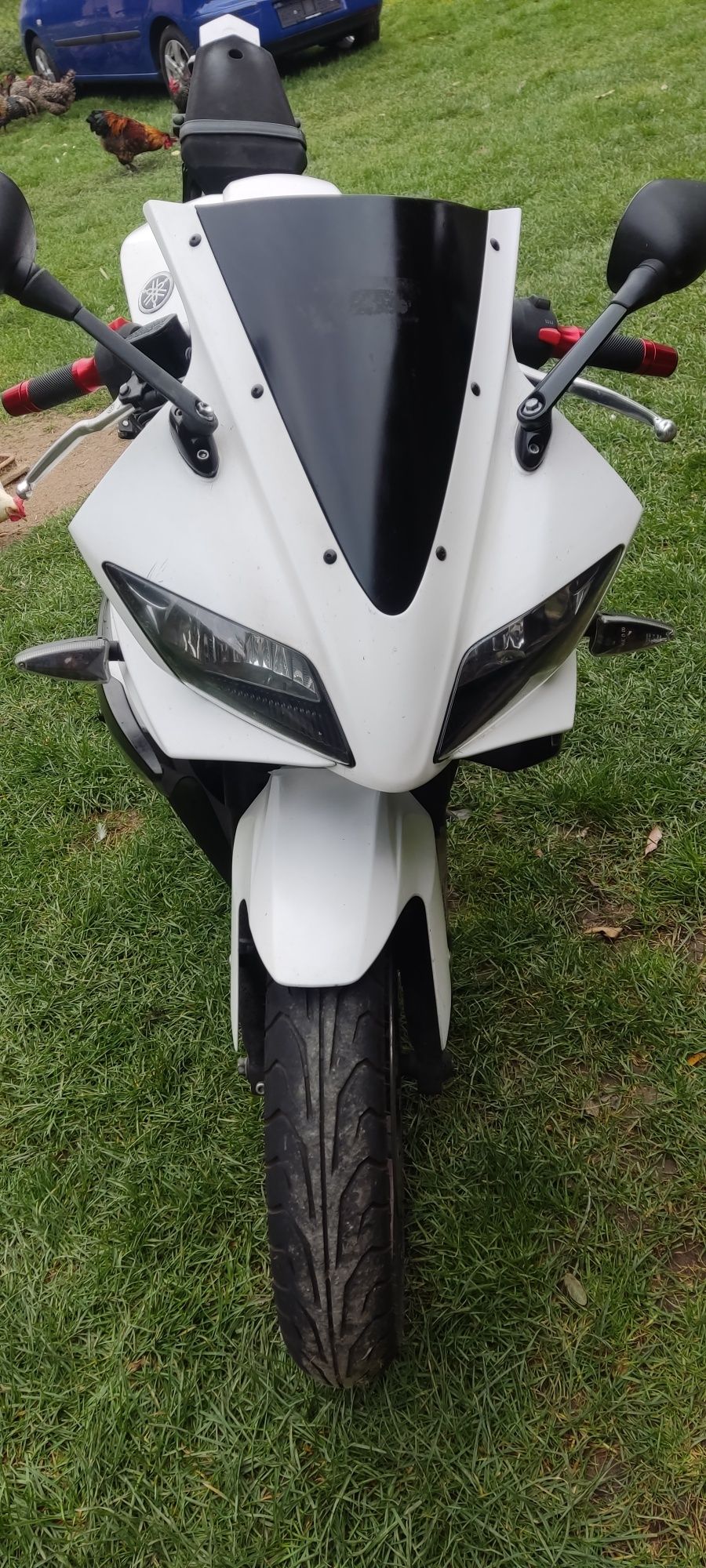 Yamaha yzf r125 czasza lusterka szyba