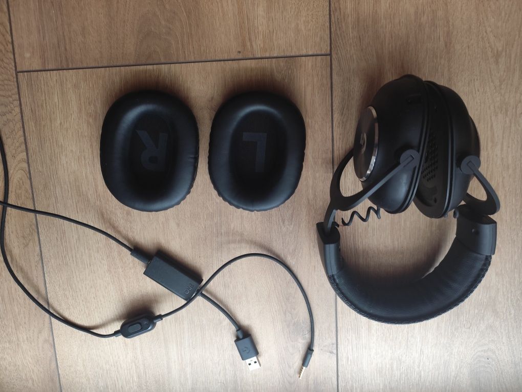 Logitech G Pro słuchawki. Nowe oryginalne gąbki