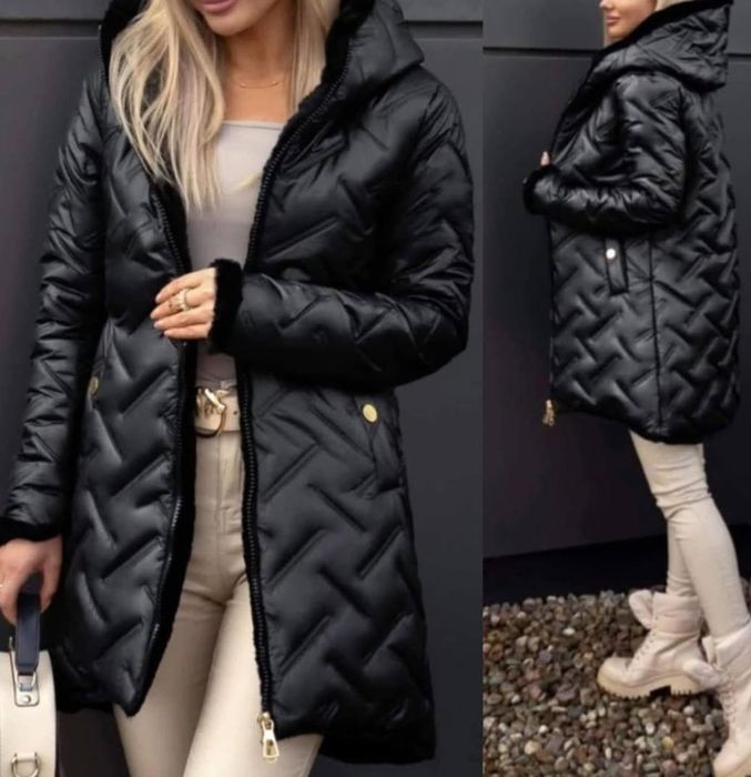 Зимова куртка з підкладкою Тедді