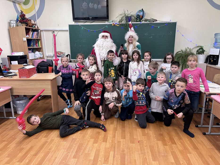 Експрес новорічне привітання Санта Клаус Ельф Дід Мороз та Снігуронька