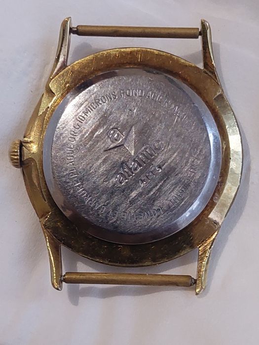 Часы Atlantic Super White Dial 21 Jewels Wristwatch (34.5mm)